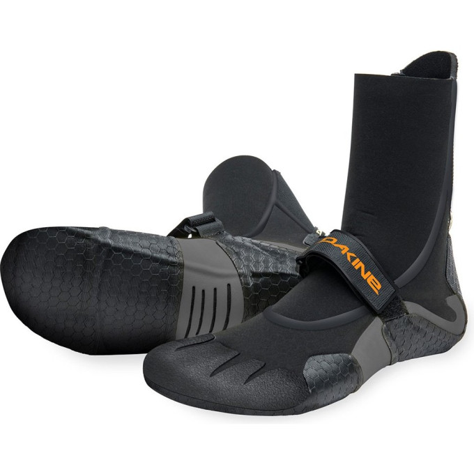 Гидротапки DAKINE UNISEX CYCLONE ROUND TOE BOOT 7/5мм черные, размер 6 DK22U7CRTB (0604565598301)